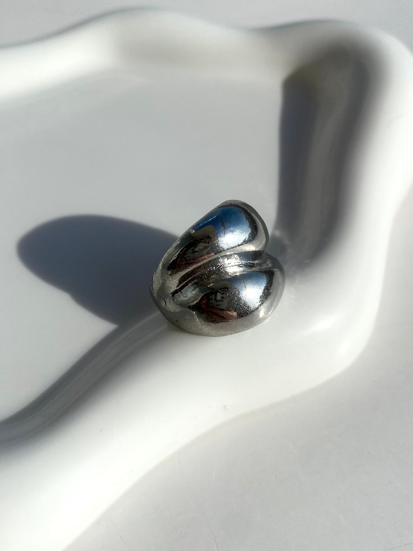 Anillo plateado Nº23