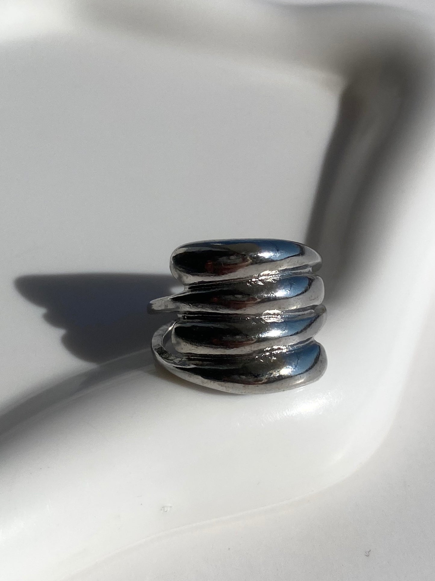Anillo plateado Nº5