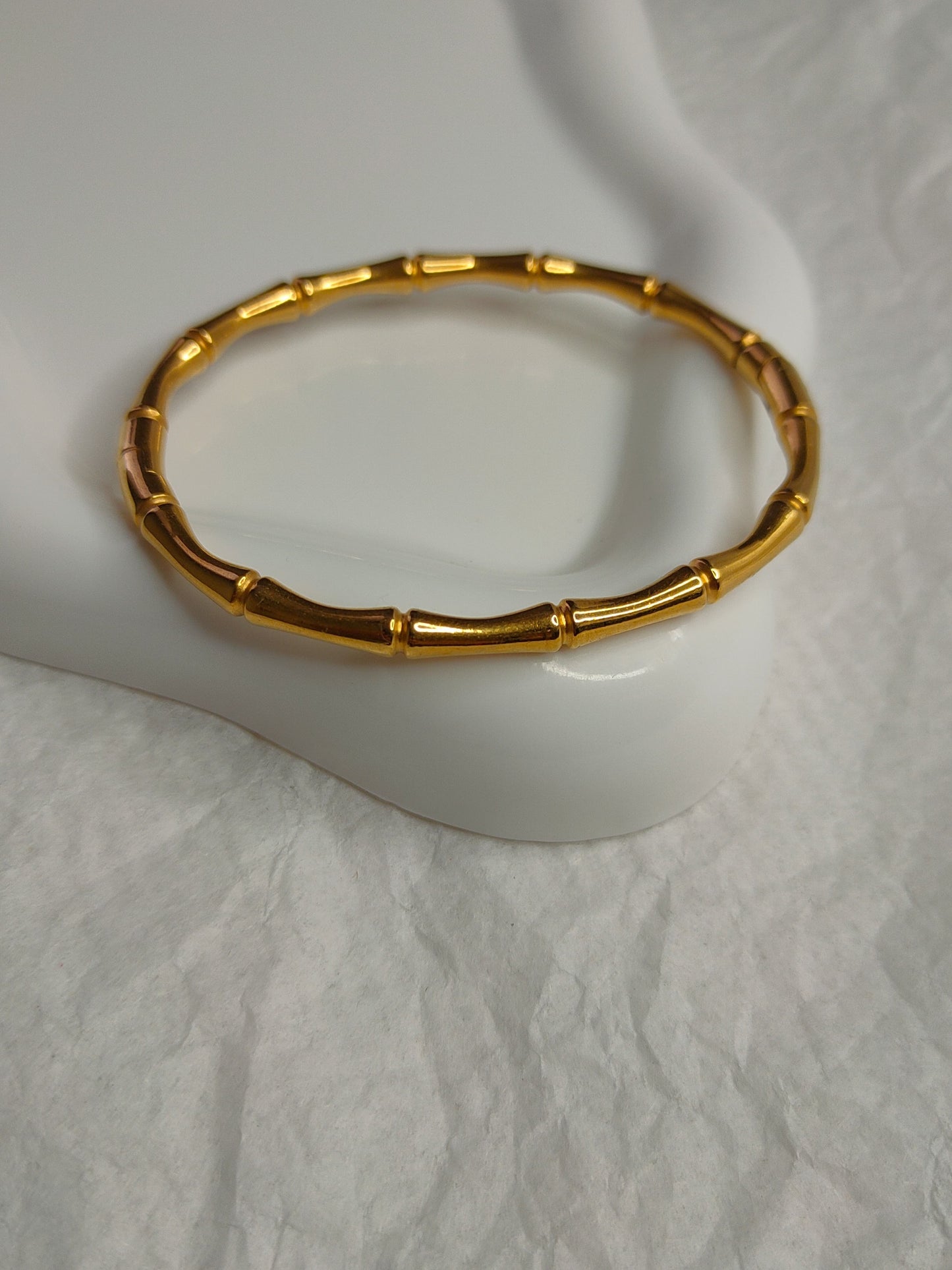Pulsera “Caña dorada”