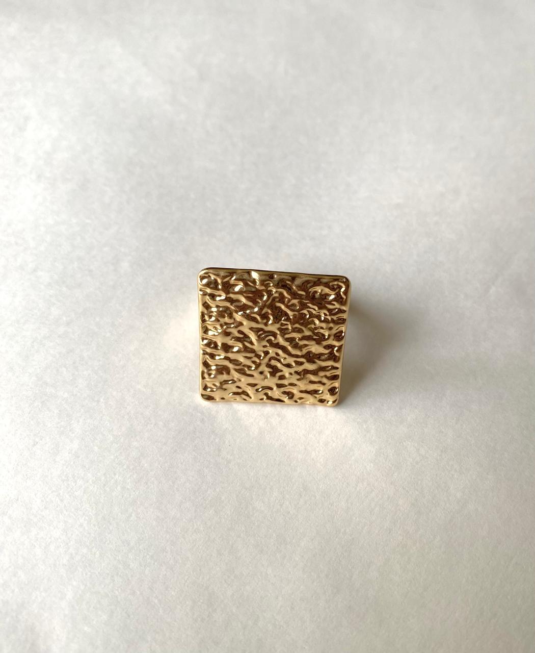 Anillo "Textura Brillante"