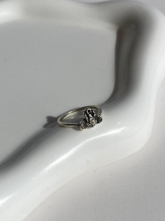 Anillo plateado Nº52