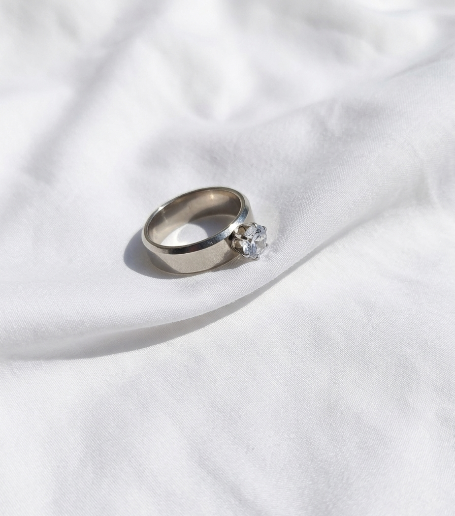 Anillo Nº3  - Colección Poesía Plateada
