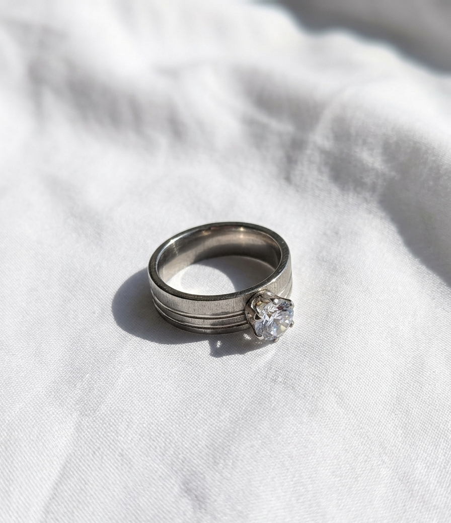 Anillo Nº4  - Colección Poesía Plateada