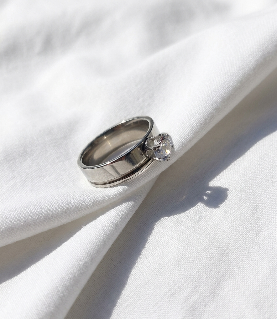 Anillo Nº5  - Colección Poesía Plateada