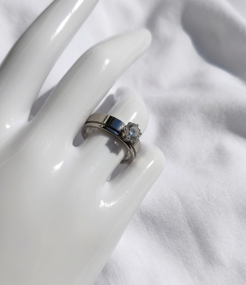 Anillo Nº5  - Colección Poesía Plateada