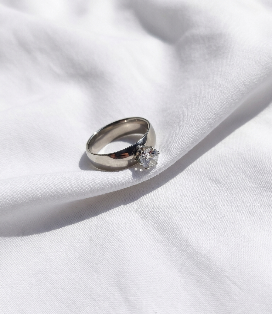 Anillo Nº7 - Colección Poesía Plateada
