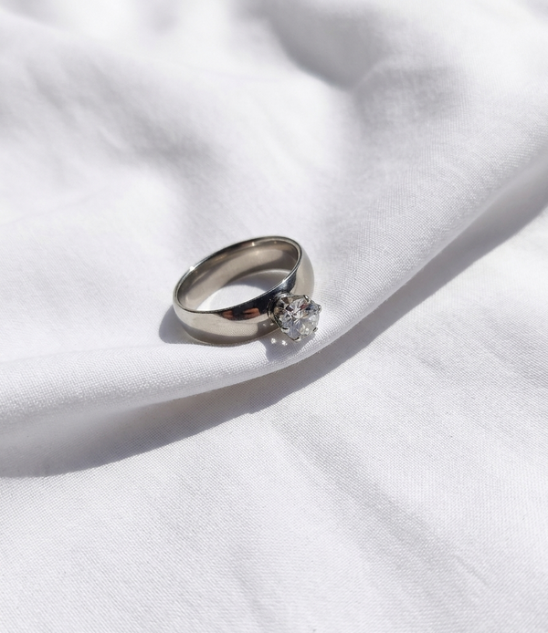 Anillo Nº7 - Colección Poesía Plateada