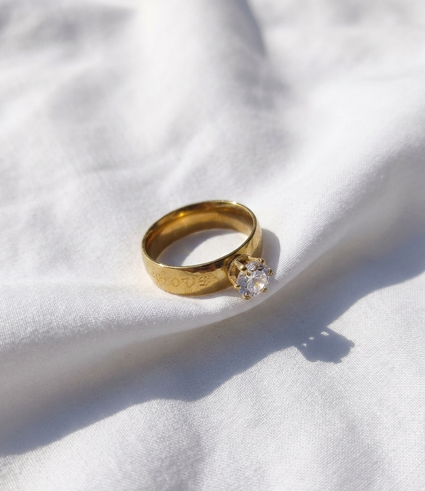 Anillo Nº5  - Colección Poesía Dorada