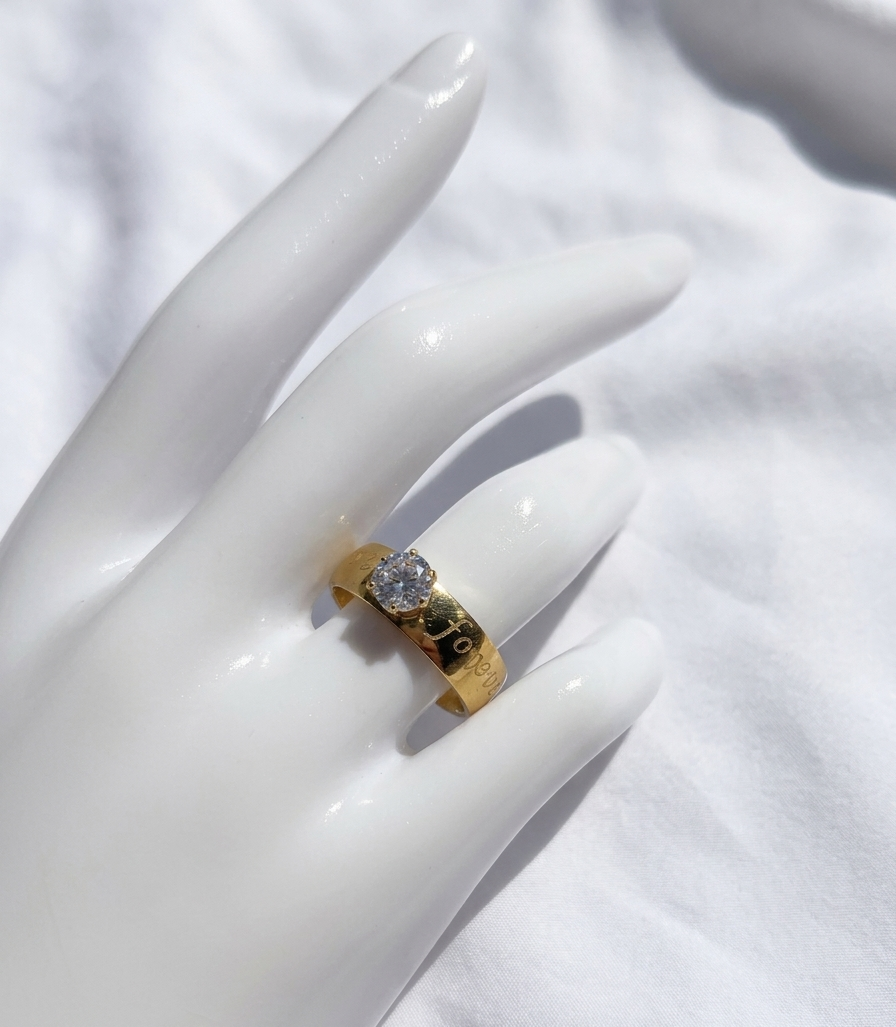 Anillo Nº5  - Colección Poesía Dorada