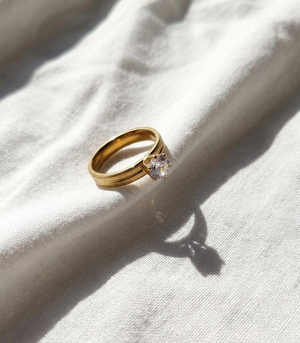 Anillo Nº7  - Colección Poesía Dorada