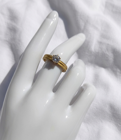 Anillo Nº7  - Colección Poesía Dorada