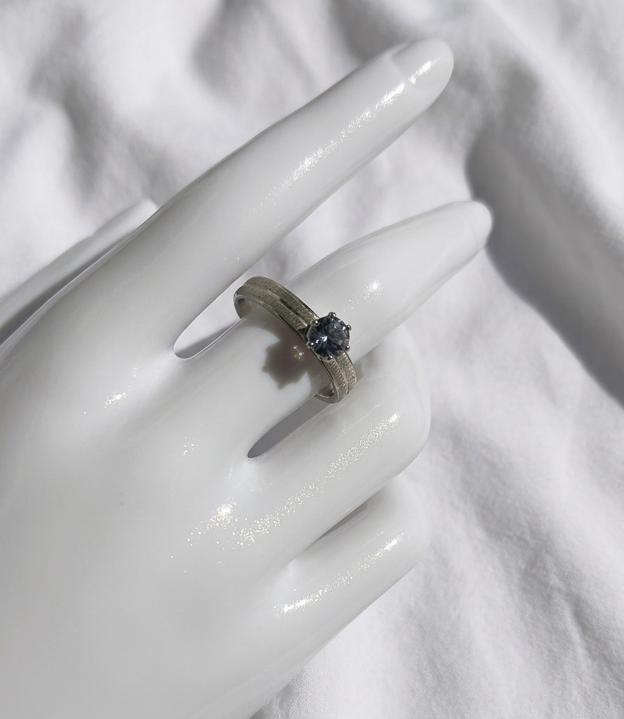Anillo Nº10 - Colección Poesía Plateada