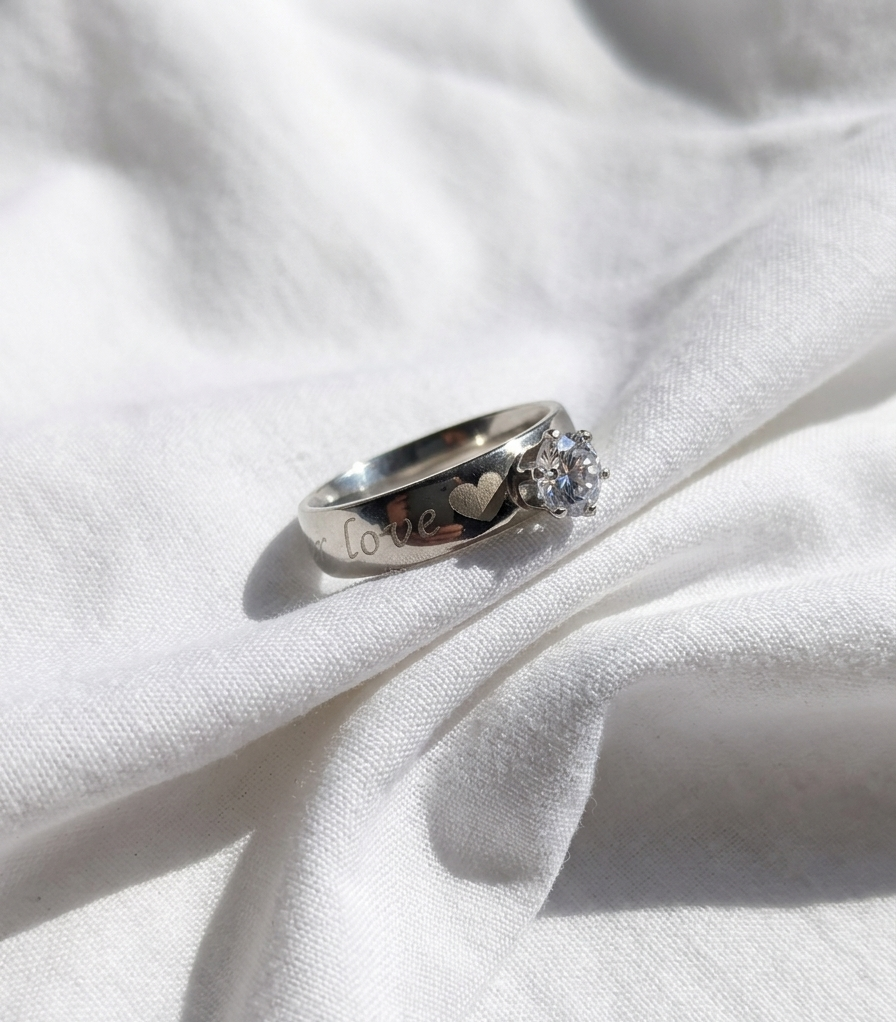 Anillo Nº11 - Colección Poesía Plateada