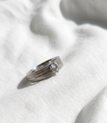 Anillo Nº12 - Colección Poesía Plateada