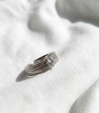 Anillo Nº12 - Colección Poesía Plateada
