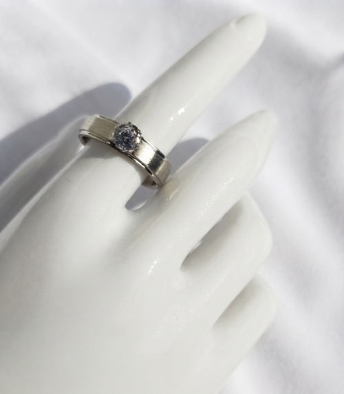 Anillo Nº14 - Colección Poesía Plateada