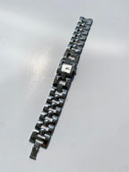 Reloj "Chrome" blanco