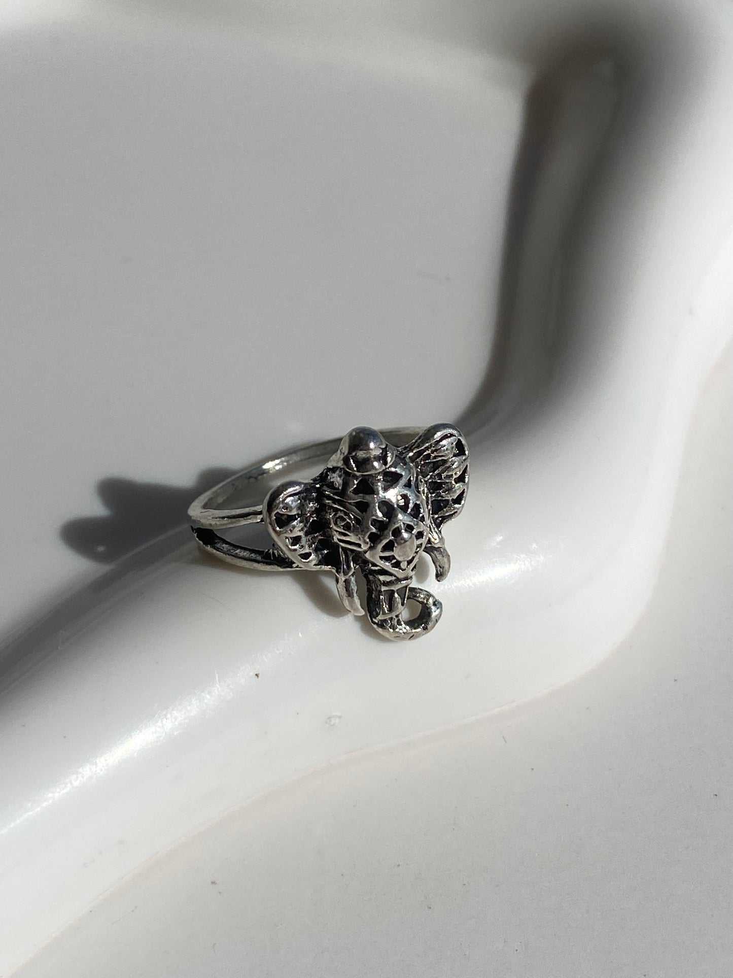 Anillo plateado Nº46