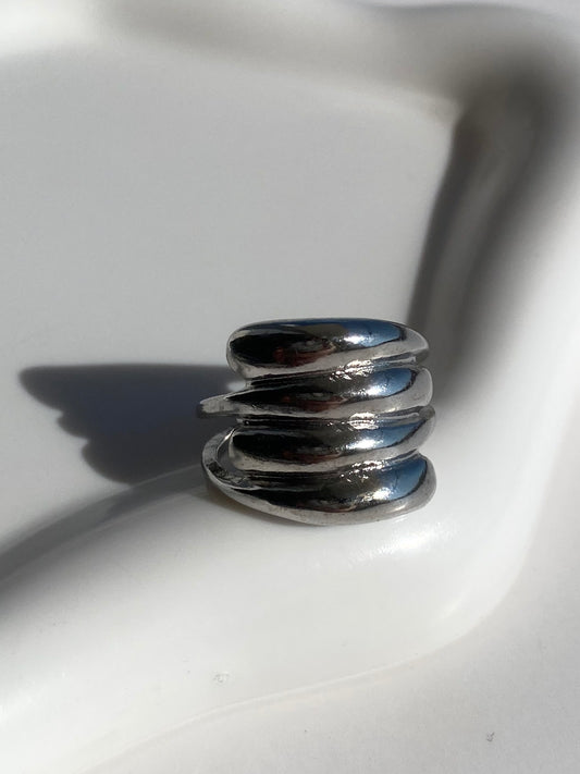 Anillo plateado Nº5