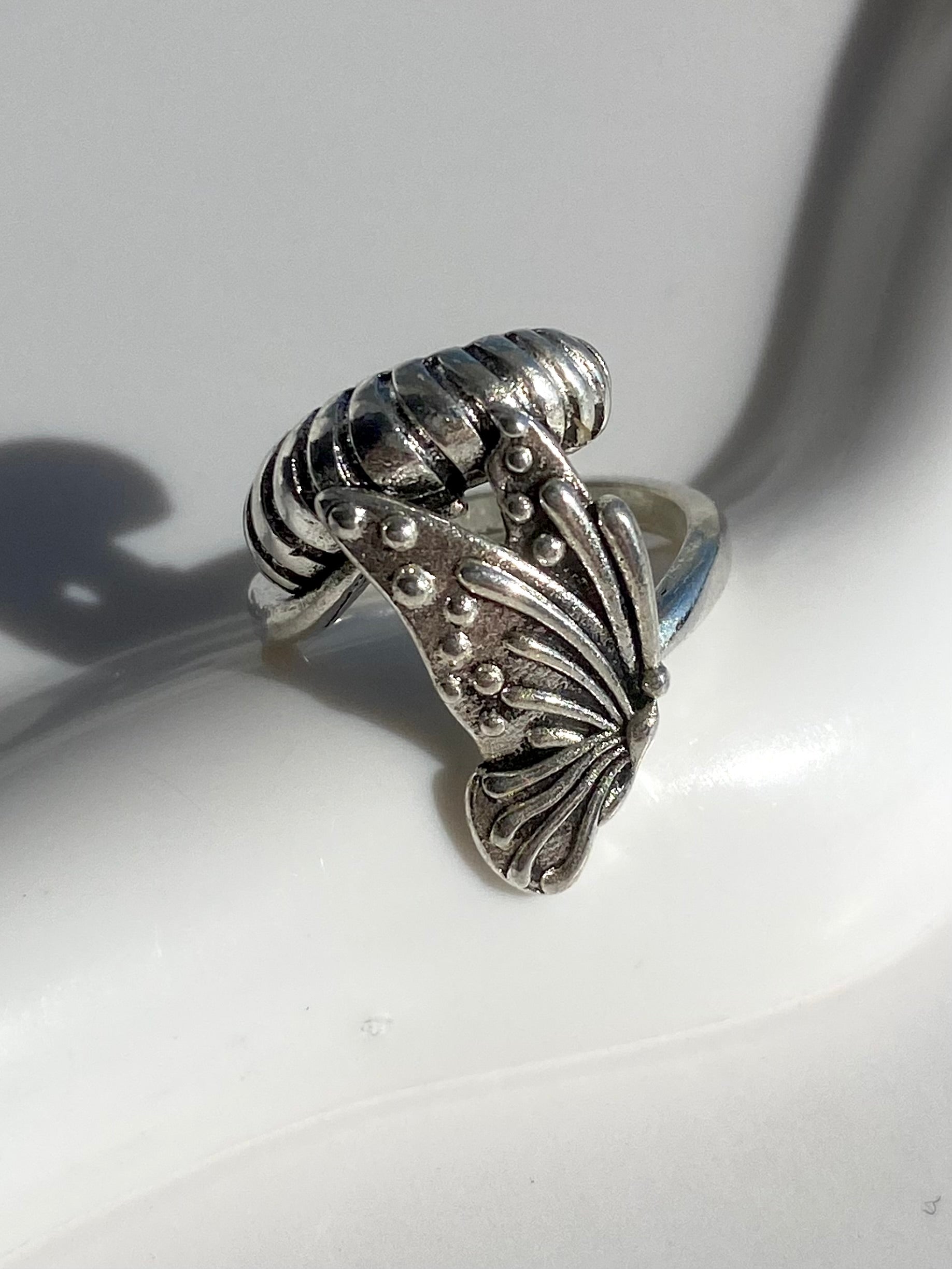 Anillo plateado Nº8