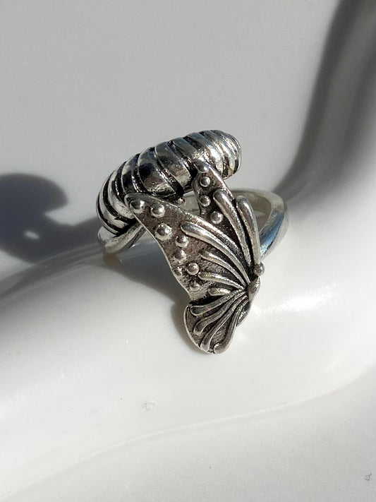 Anillo plateado Nº8