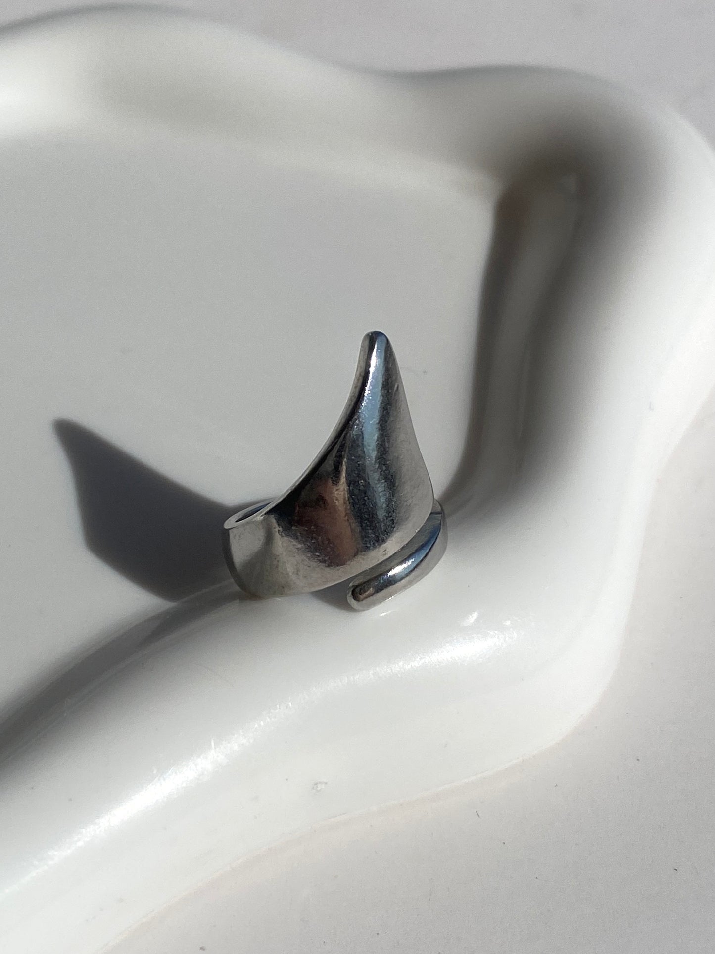 Anillo plateado Nº43