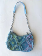 Bolso “Estrellita” verde &rosa
