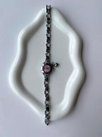 Reloj "Corazón Rosado"