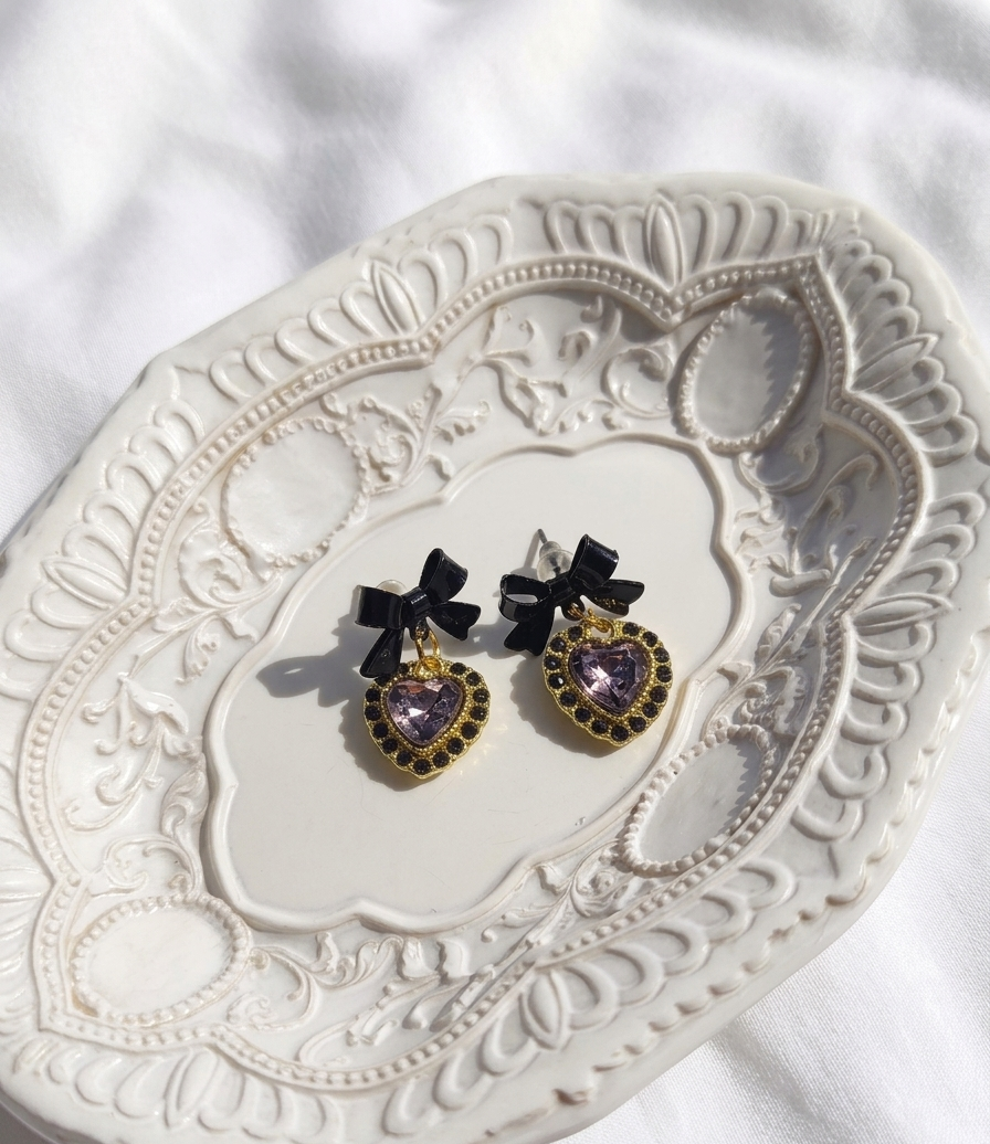 Aretes negros Nº5