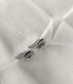 Aretes plateados Nº9