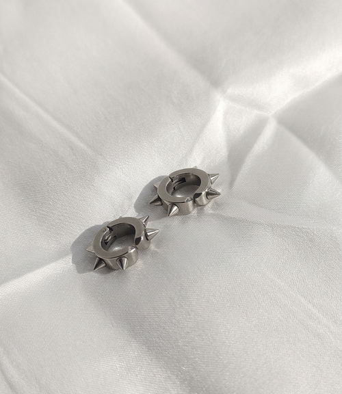 Aretes plateados Nº10