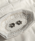 Aretes plateados Nº10
