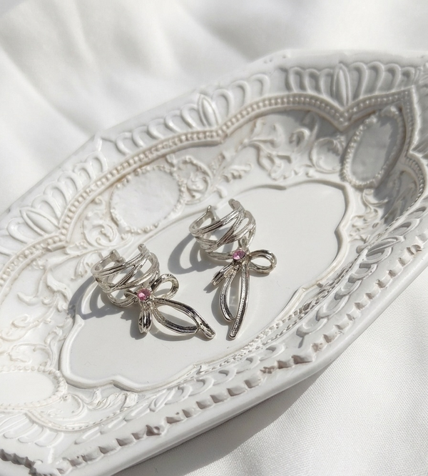 Ear cuffs Plateados Nº5