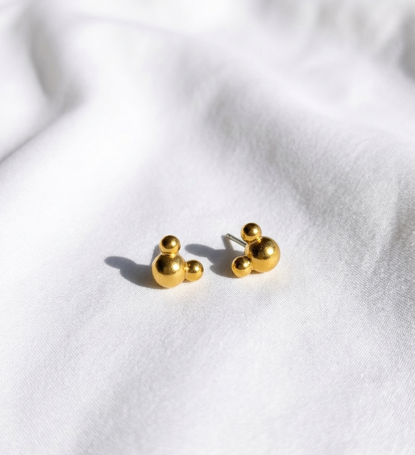 Aretes dorados Nº15