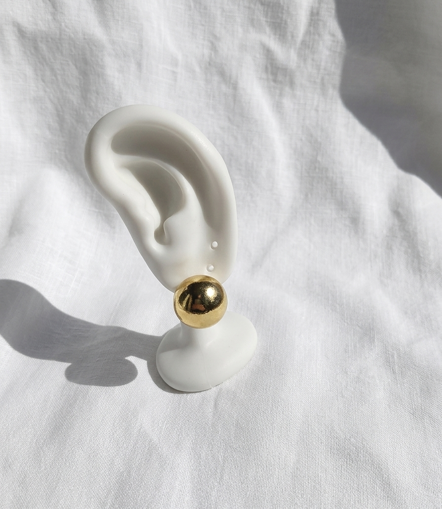 Aretes dorados Nº16