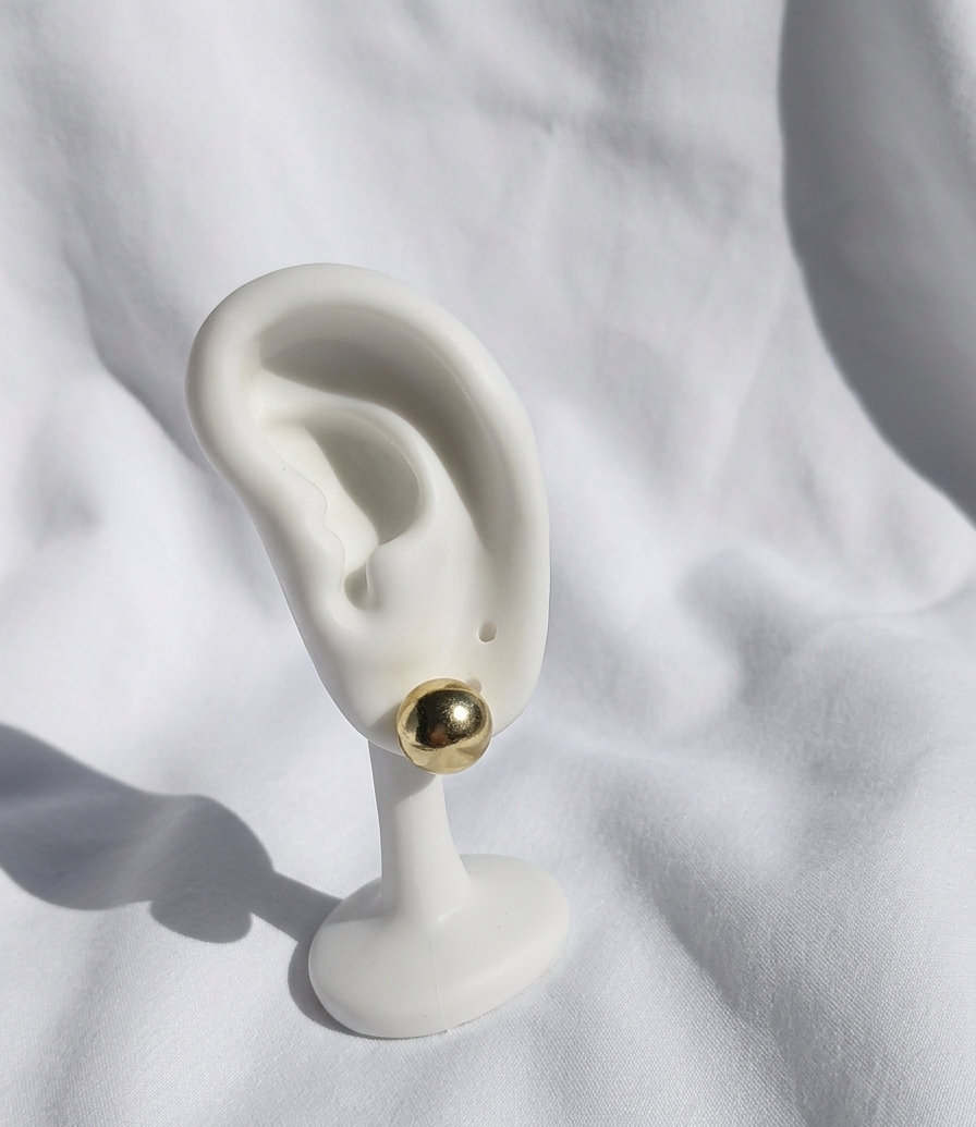 Aretes dorados Nº17