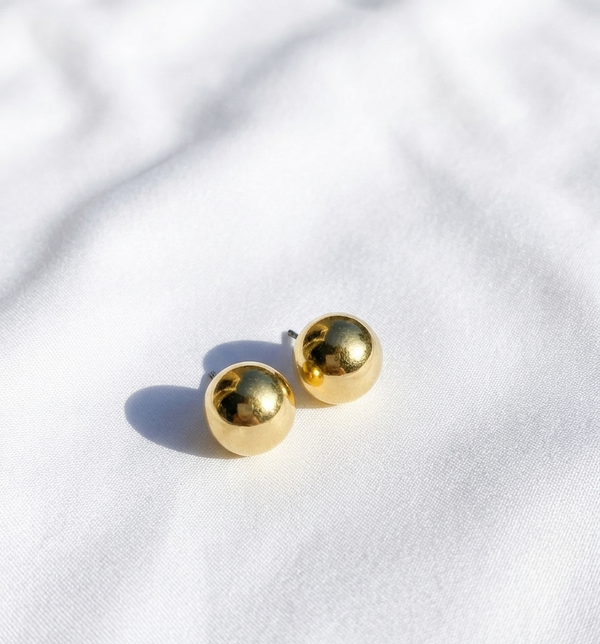 Aretes dorados Nº17