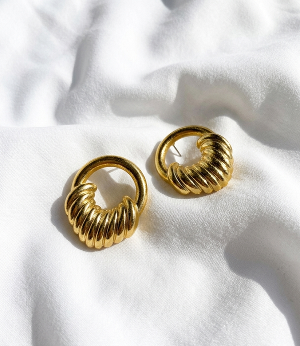 Aretes dorados Nº4