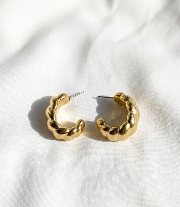 Aretes dorados Nº5