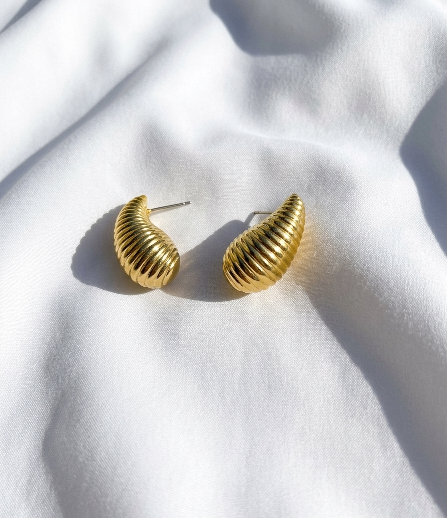 Aretes dorados Nº6