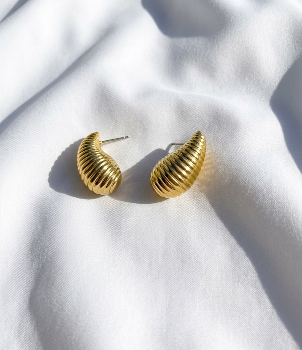 Aretes dorados Nº6