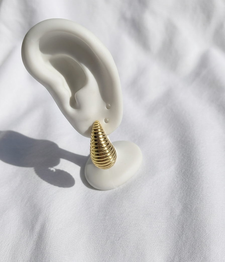 Aretes dorados Nº6