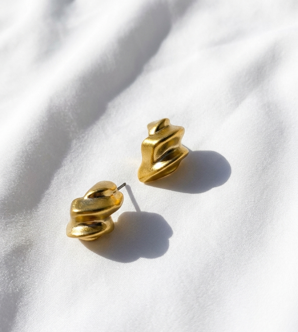 Aretes dorados Nº7