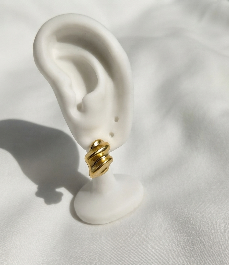 Aretes dorados Nº7