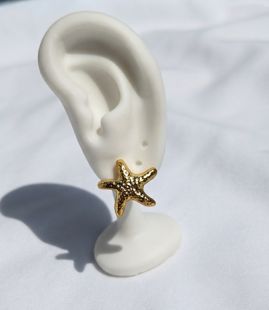 Aretes dorados Nº9
