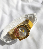 Reloj "Hello Kitty" Dorado