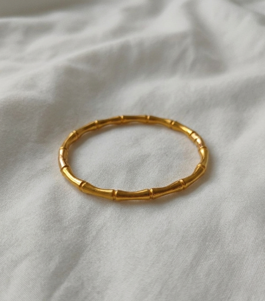 Pulsera “Caña dorada”