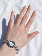 Reloj "Elegancia Oval" Plateado