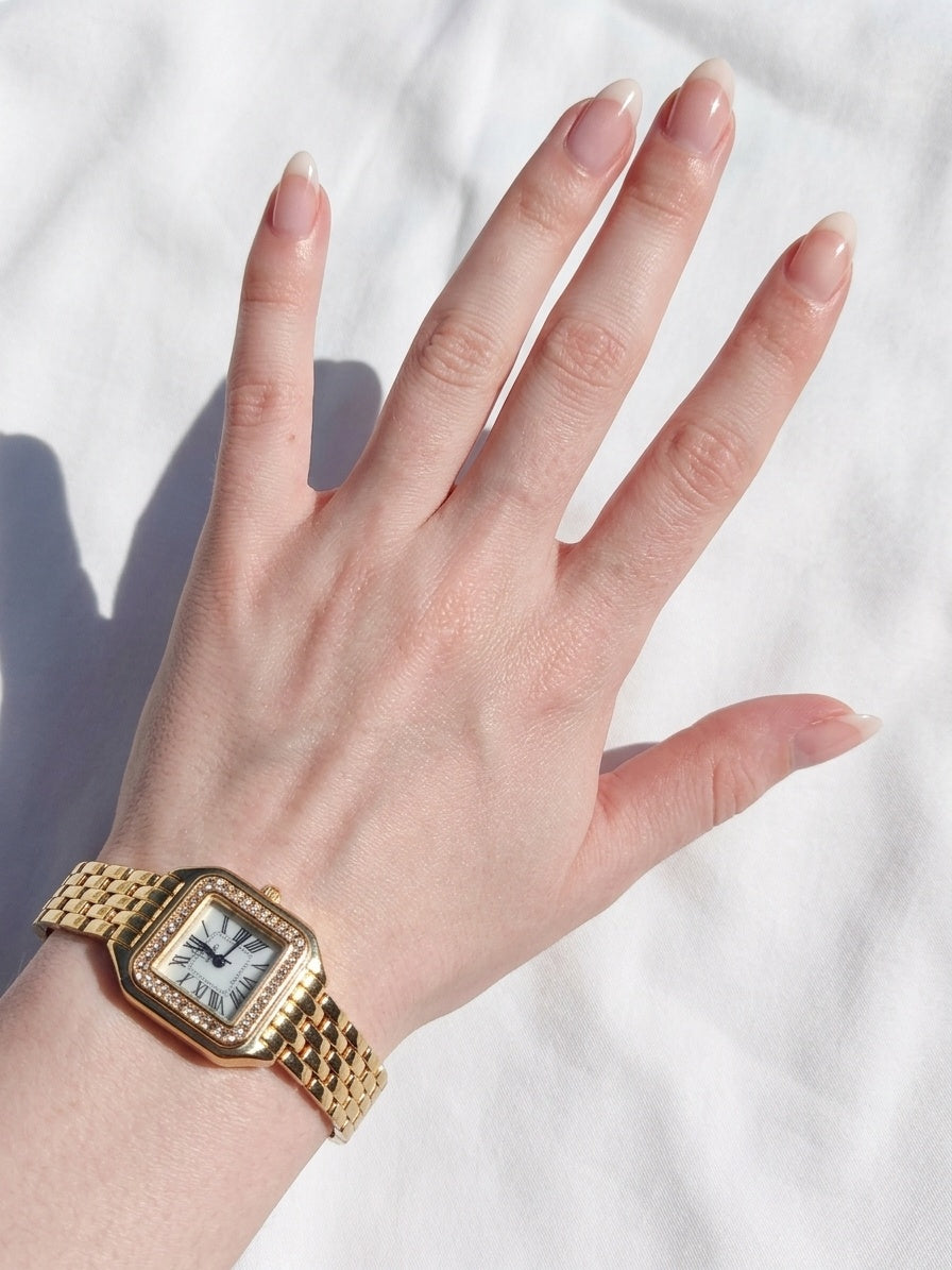 Reloj "Santos" Dorado