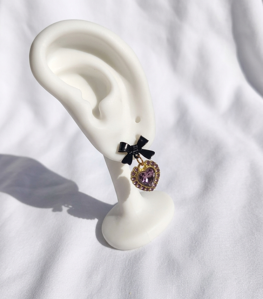 Aretes negros Nº5